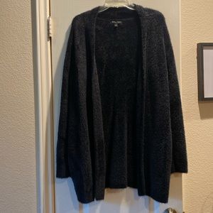 Banana Republic Furry feel black sweater